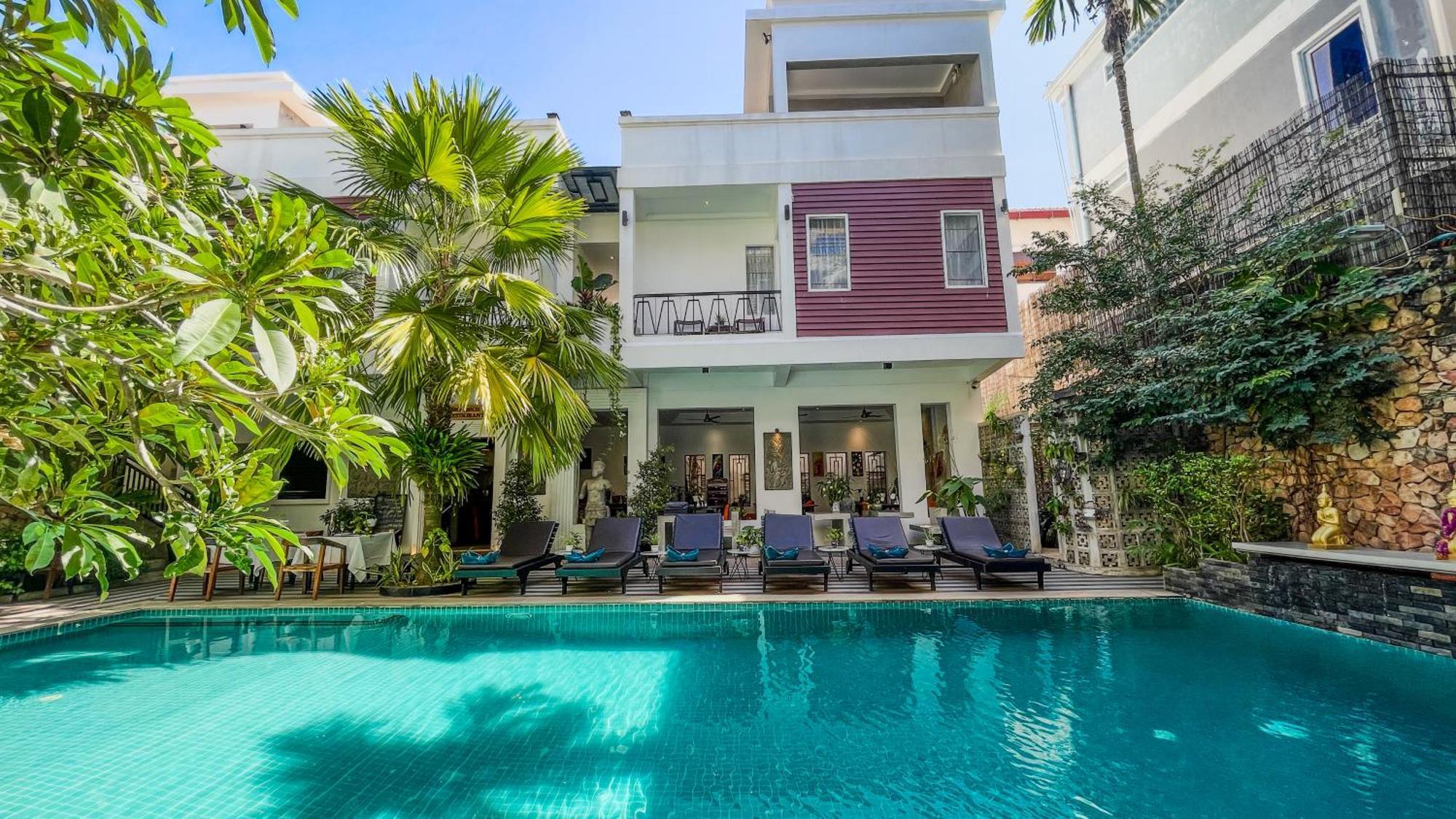 Boutique Indochine D'Angkor Hotel Sziemreap Kültér fotó