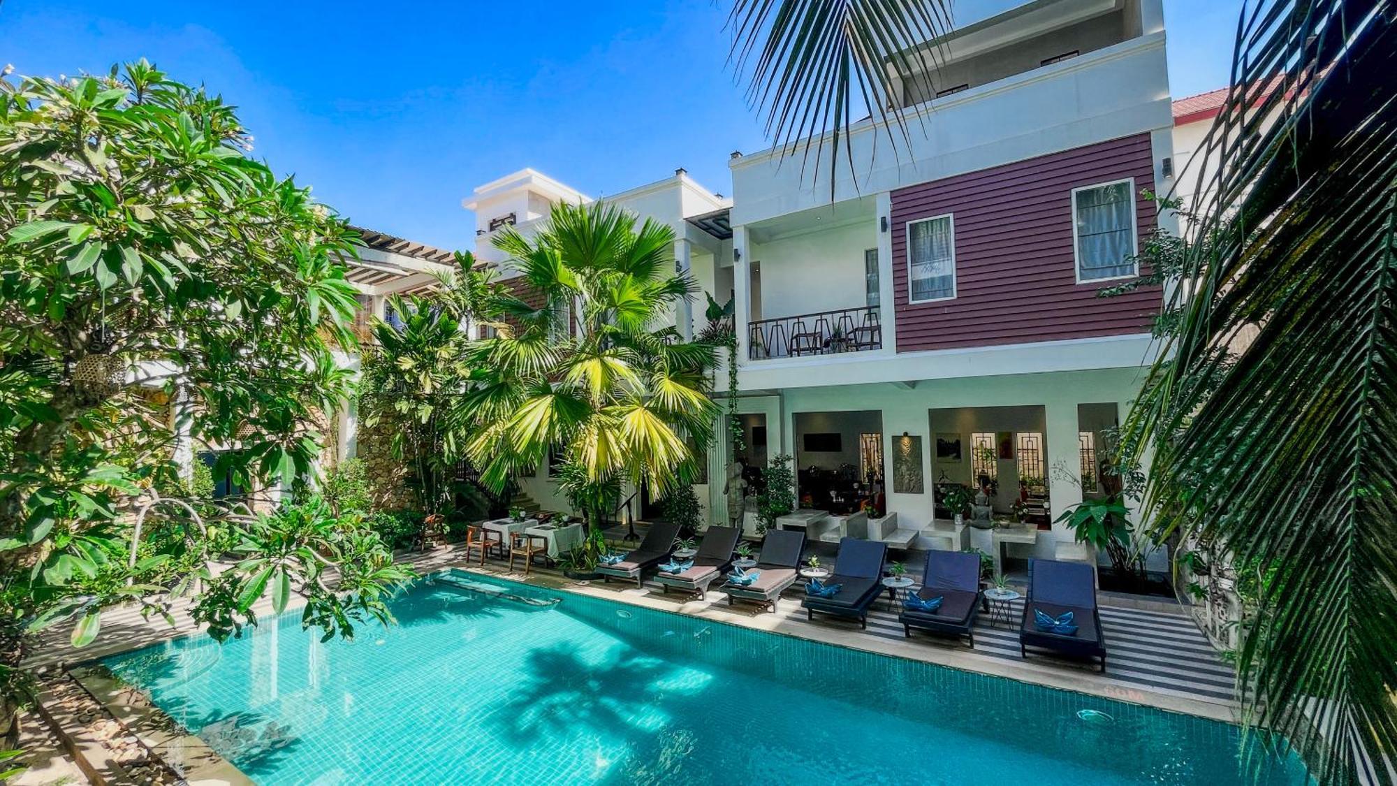 Boutique Indochine D'Angkor Hotel Sziemreap Kültér fotó