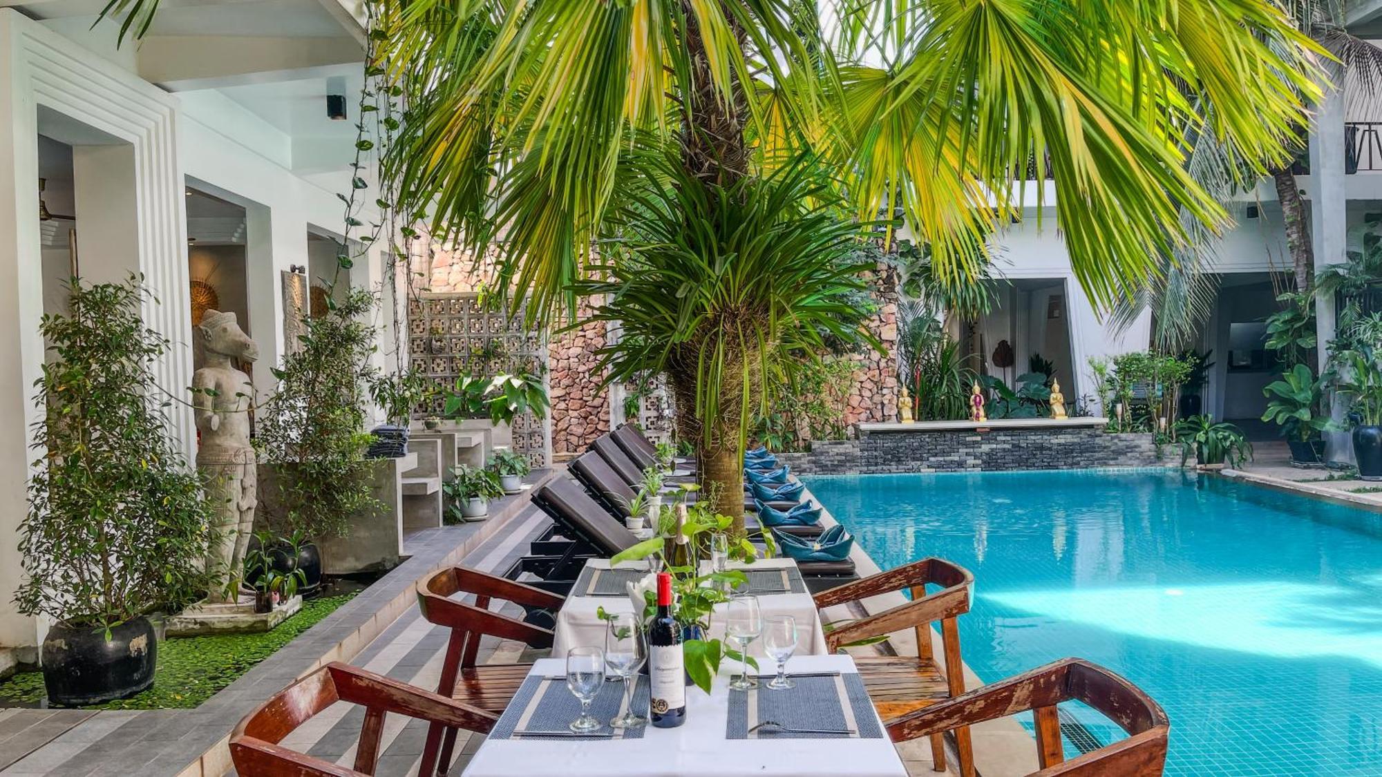 Boutique Indochine D'Angkor Hotel Sziemreap Kültér fotó