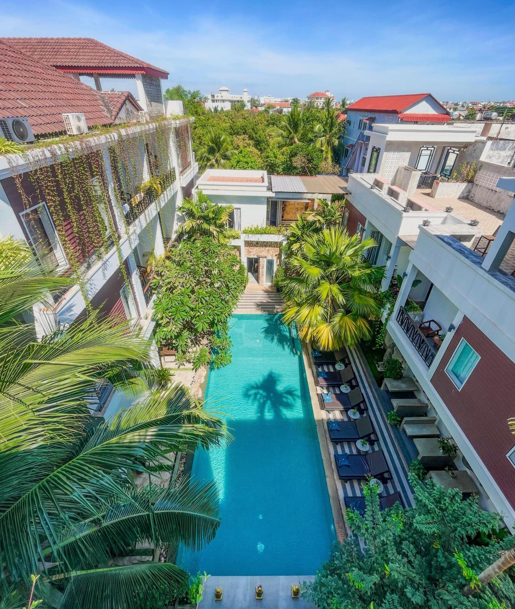 Boutique Indochine D'Angkor Hotel Sziemreap Kültér fotó